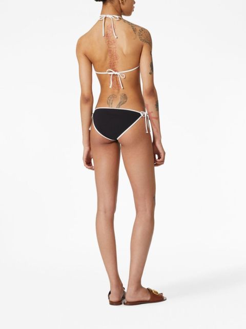 Valentino Garavani VLogo Signature halterneck bikini - Black
