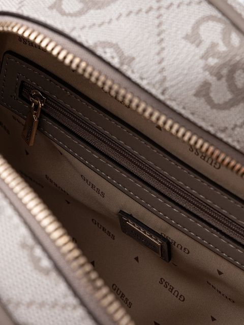 Guess plecak ERENIA damski kolor beżowy mały wzorzysty HWSO78 38330