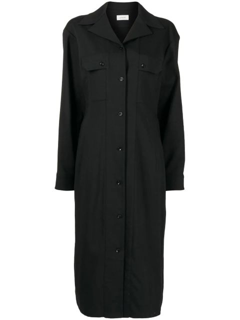 LEMAIRE long-sleeve shirt dress - Black - zdjęcie produktu nr 1