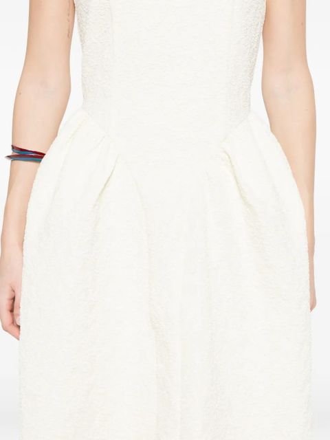 ROTATE BIRGER CHRISTENSEN round-neck midi dress - Neutrals