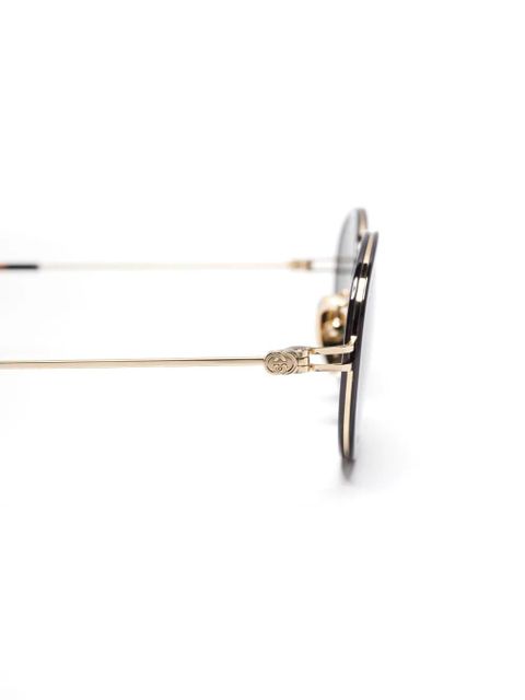 Gucci Eyewear oval-frame sunglasses - Grey