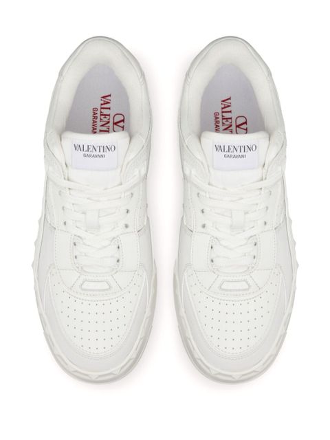 Valentino Garavani Freedots XL leather sneakers - White