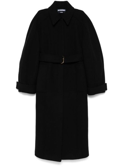 Jacquemus Le Manteau Bari coat - Black - zdjęcie produktu nr 1