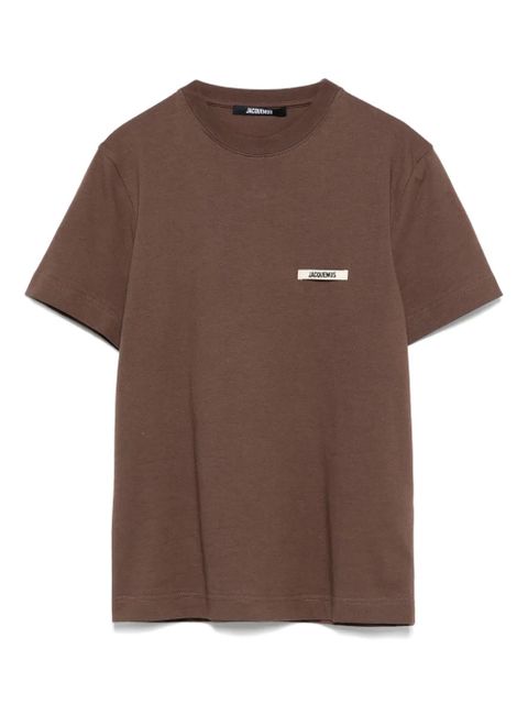 Jacquemus The Gros Grain T-shirt - Brown - zdjęcie produktu nr 1