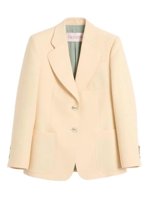 Valentino Garavani single-breasted blazer - Yellow - zdjęcie produktu nr 1