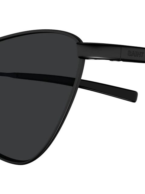 Saint Laurent Eyewear geometric sunglasses - Black - zdjęcie produktu nr 2
