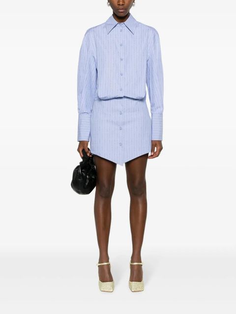 The Attico Sylvie cotton minidress - Blue - zdjęcie produktu nr 2