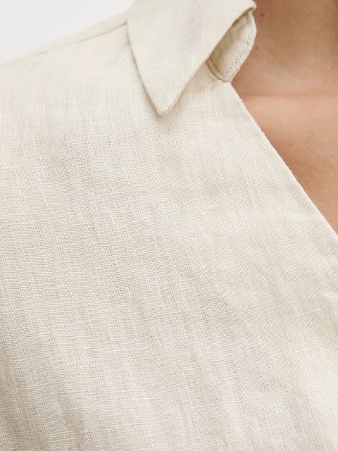 United Colors of Benetton bluzka lniana