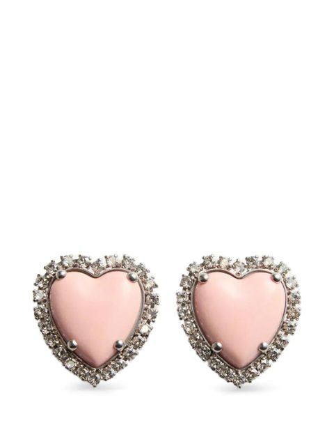 Valentino Garavani Coeur Hyperbole clip-on earrings - Silver - zdjęcie produktu nr 1