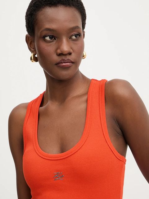 Karl Lagerfeld top kolor pomarańczowy B1W17015