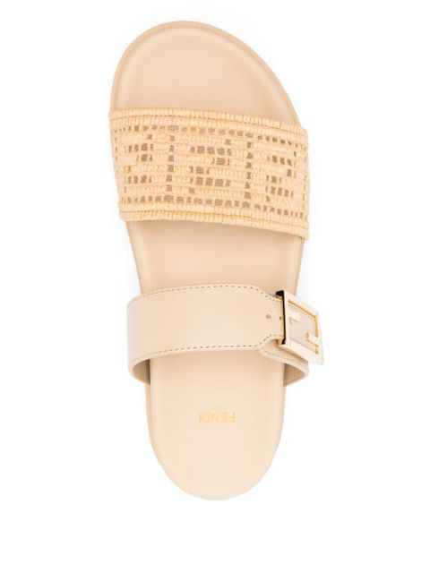FENDI Feel sandals - Neutrals