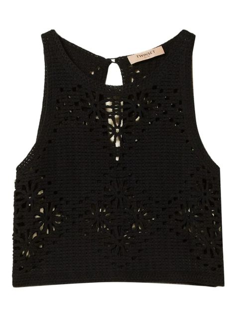 TWINSET knitted top - Black - zdjęcie produktu nr 1