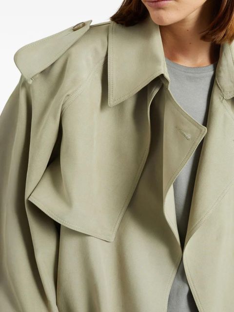 The Frankie Shop belted coat - Green