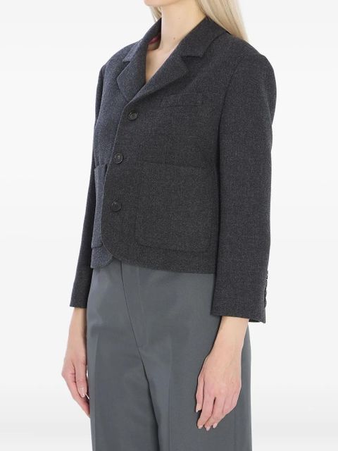 Gucci patch-pocket wool jacket - Grey - zdjęcie produktu nr 2
