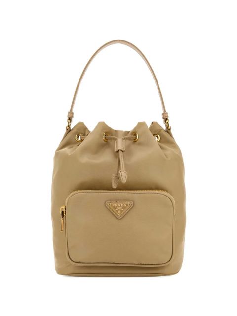 Prada Duet drawstring pocket bucket bag - Neutrals - zdjęcie produktu nr 1