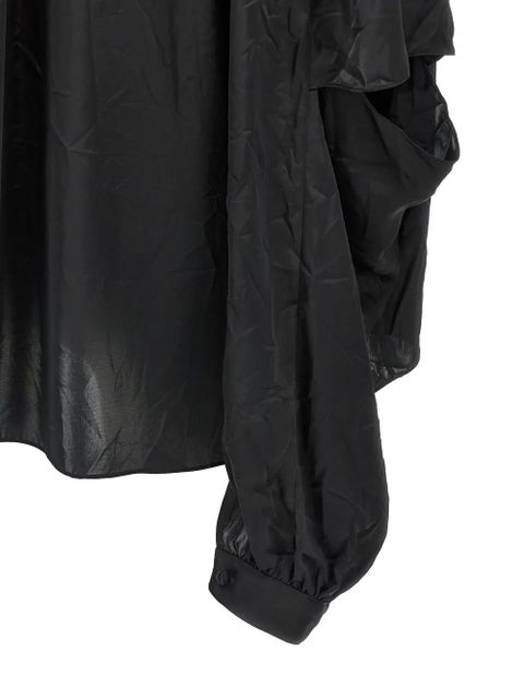 Balenciaga bow-tie blouse - Black