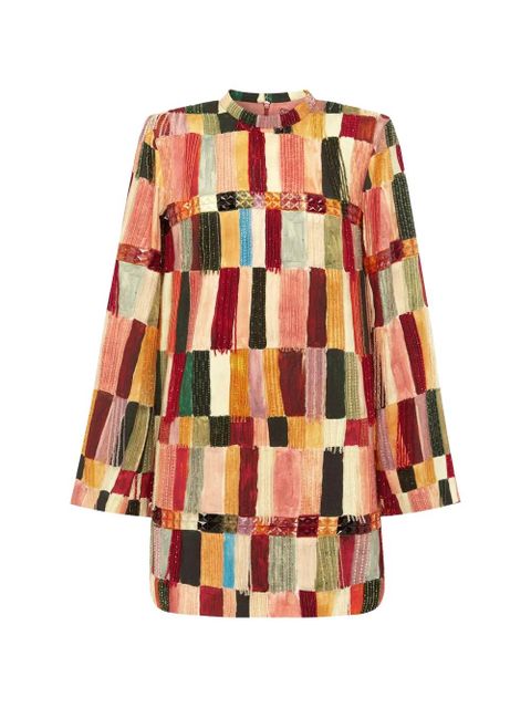 ALEMAIS Majorelle embellished mini dress - Red - zdjęcie produktu nr 1