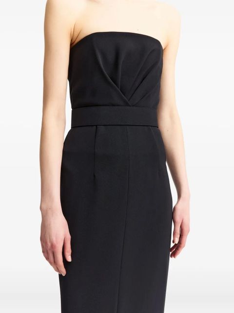 16Arlington Aeta crêpe gown - Black