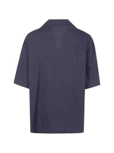 ENTIRE STUDIOS V-neck short-sleeve shirt - Blue - zdjęcie produktu nr 2