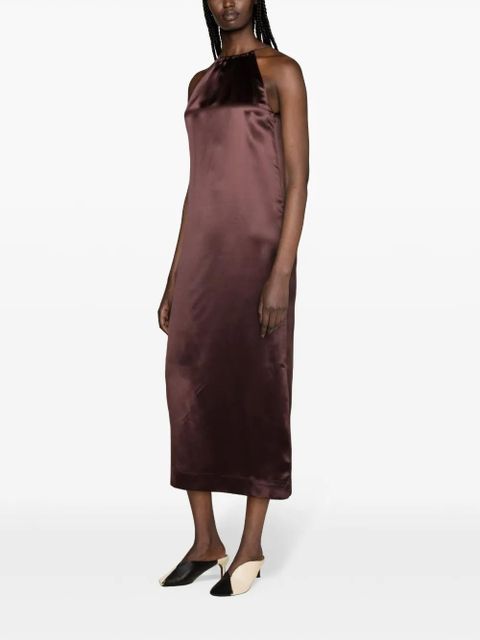 LouLou de Saison Morene halterneck maxi dress - Purple
