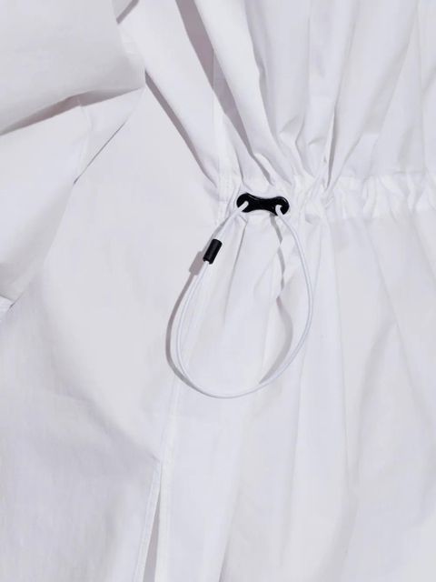 Coperni drawstring-waist shirt - White