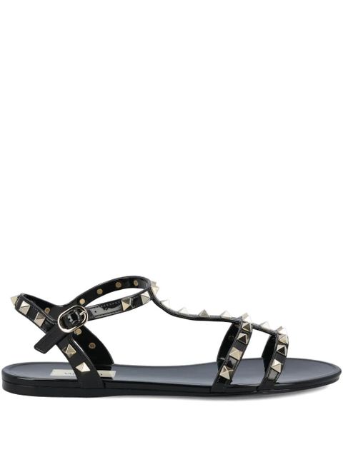 Valentino Garavani rockstud strap sandals - Black - zdjęcie produktu nr 1