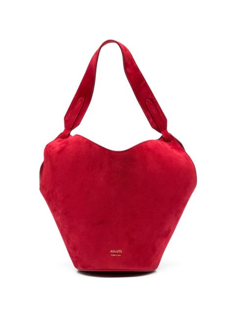 KHAITE Lotus tote bag - Red - zdjęcie produktu nr 1