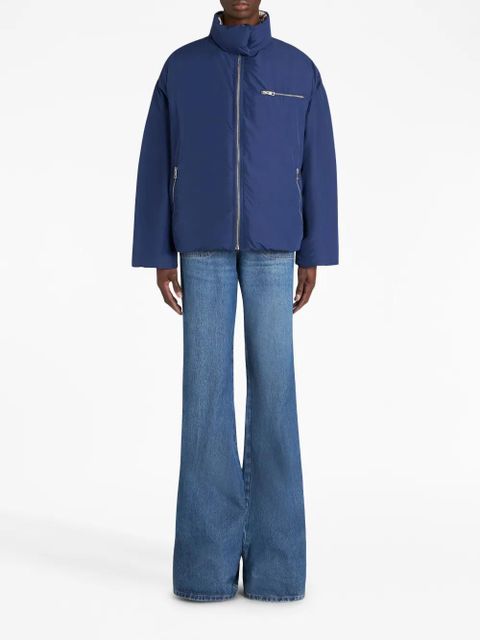 ETRO Pegaso-motif quilted jacket - Blue - zdjęcie produktu nr 2