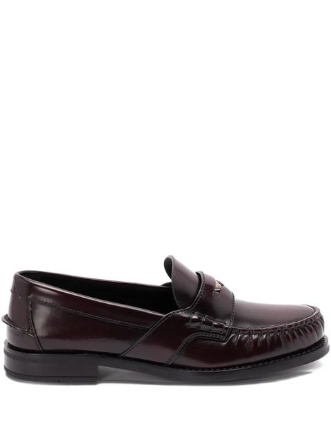 Prada leather loafers - Brown - zdjęcie produktu nr 1