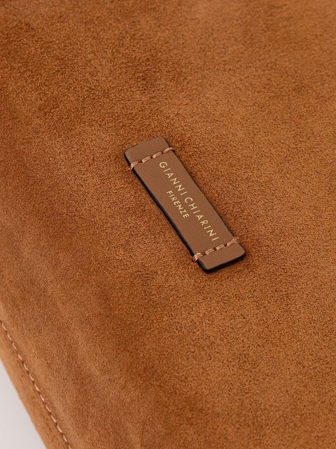 Gianni Chiarini torebka zamszowa VIOLETTE kolor brązowy BS.11286.CM-PL