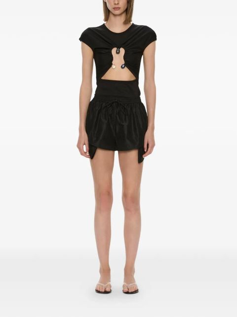 Christopher Esber Hiero crystal capped T-shirt - Black - zdjęcie produktu nr 2