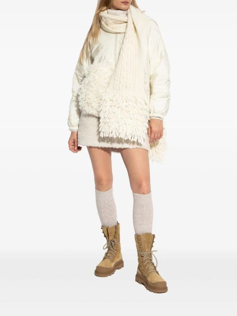 Moncler hooded zip-up jacket - Neutrals