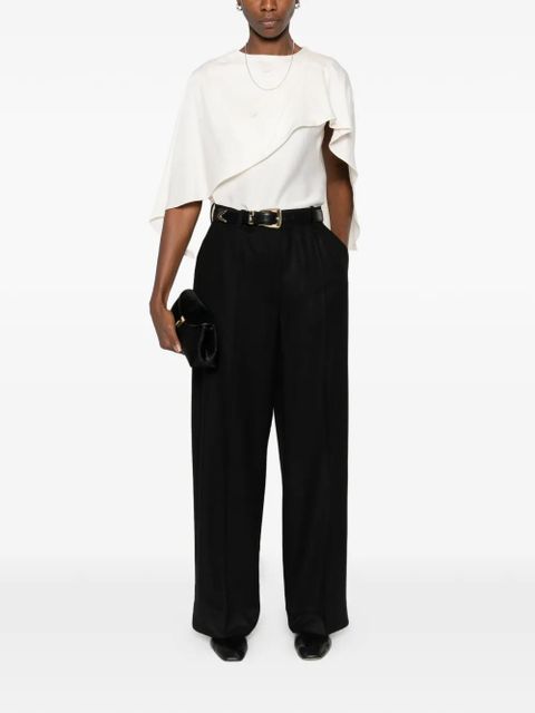 TOTEME flannel trousers - Black - zdjęcie produktu nr 2