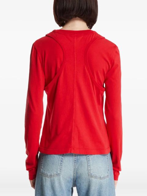 The Row layered cotton T-shirt