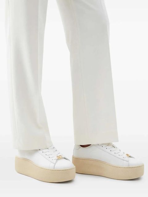 Valentino Garavani Royco logo-plaque platform sneakers - White
