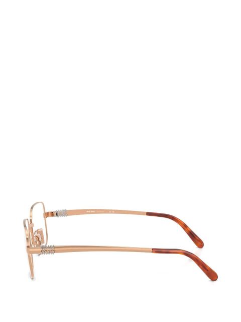 Miu Miu Eyewear square-frame glasses - Gold