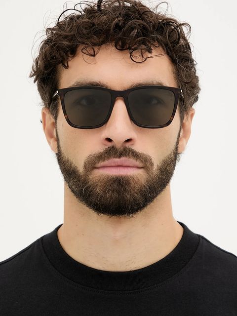 Saint Laurent okulary przeciwsłoneczne kolor brązowy SL 851