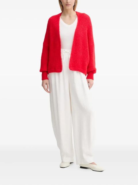 American Vintage East balloon-sleeve ribbed cardigan - Red - zdjęcie produktu nr 2