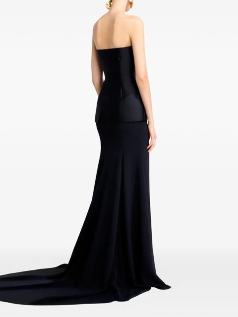 Solace London The Alia strapless dress - Black