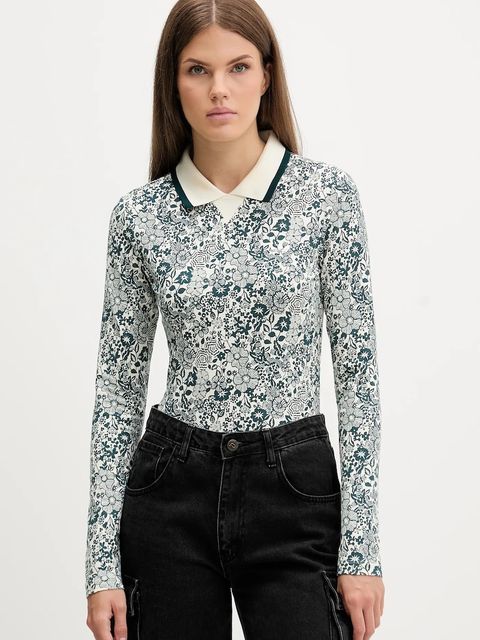 adidas Originals longsleeve Liberty kolor zielony JW5273 - zdjęcie produktu nr 1