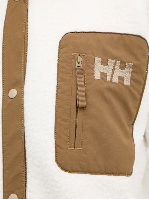 Helly Hansen bluza polarowa IMPERIAL damska kolor biały gładka 63372