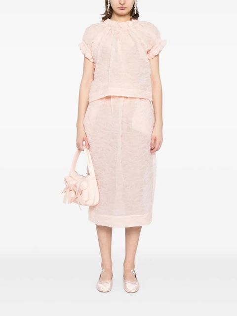 Simone Rocha ruffle tulip top - Orange - zdjęcie produktu nr 2