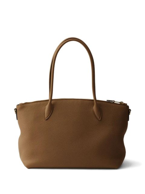 Prada large logo-detail tote bag - Brown - zdjęcie produktu nr 2
