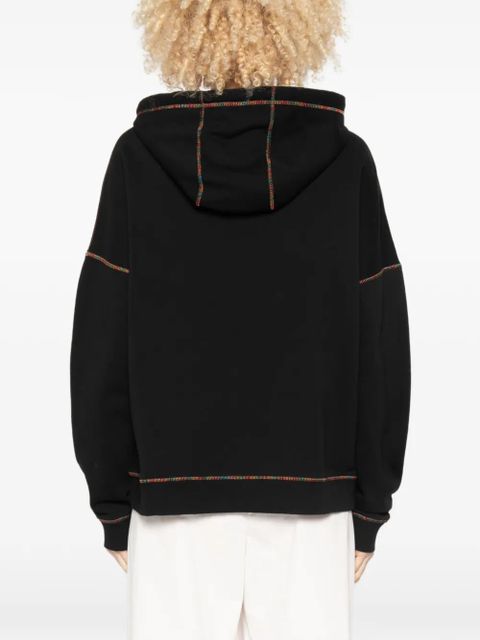 Missoni logo-embroidery hoodie - Black