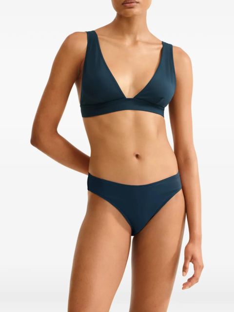 ERES Chrome triangle bikini top - Blue