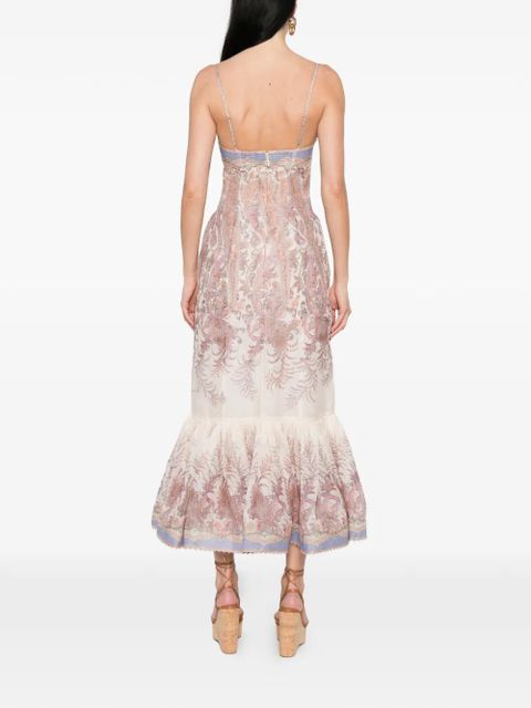 ZIMMERMANN paisley midi dress - Neutrals