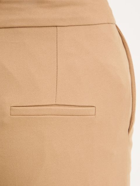 Morgan spodnie PETAL.F damskie kolor beżowy proste high waist PETAL.F