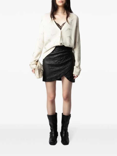 Zadig&Voltaire Mirka Strass Wings cardigan - Neutrals - zdjęcie produktu nr 2