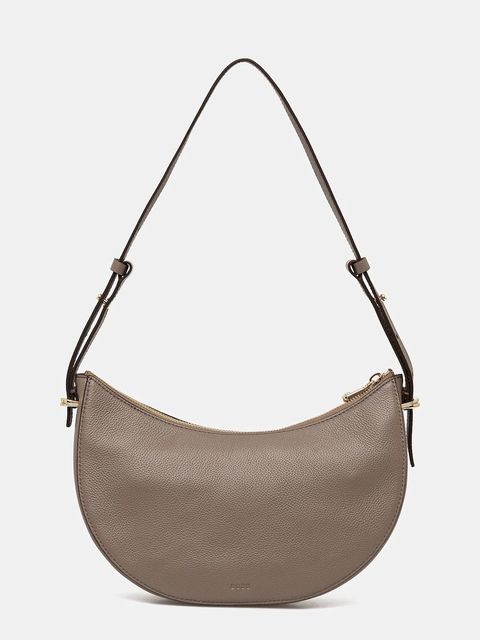 BOSS torebka skórzana kolor brązowy 50547705