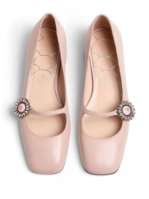 Valentino Garavani 20mm Preshoes Mary-Jane ballet flats - Pink
